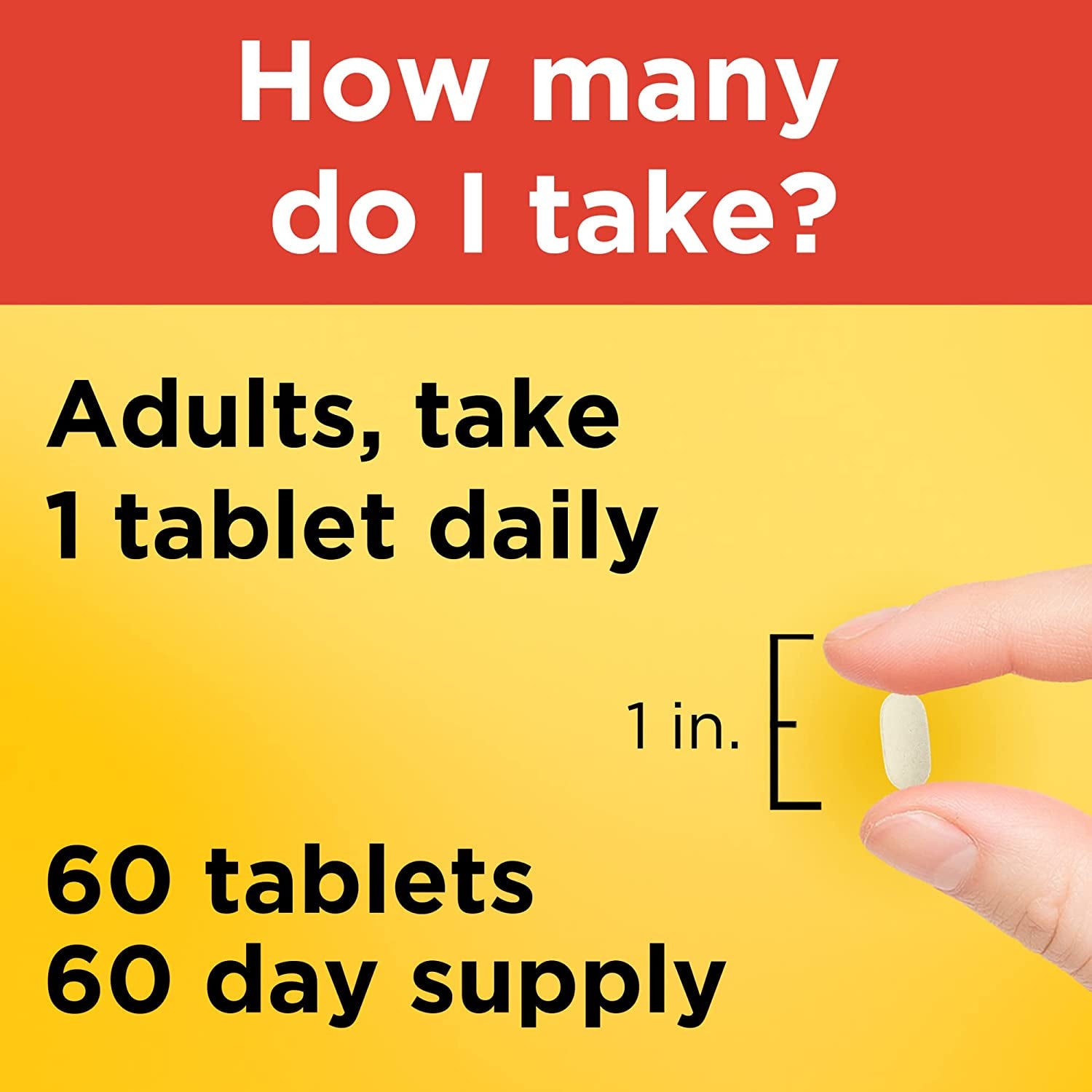 Super C with Vitamin D3 and Zinc, Dietary Supplement for Immune Support, 60 Tablets, 60 Day Supply