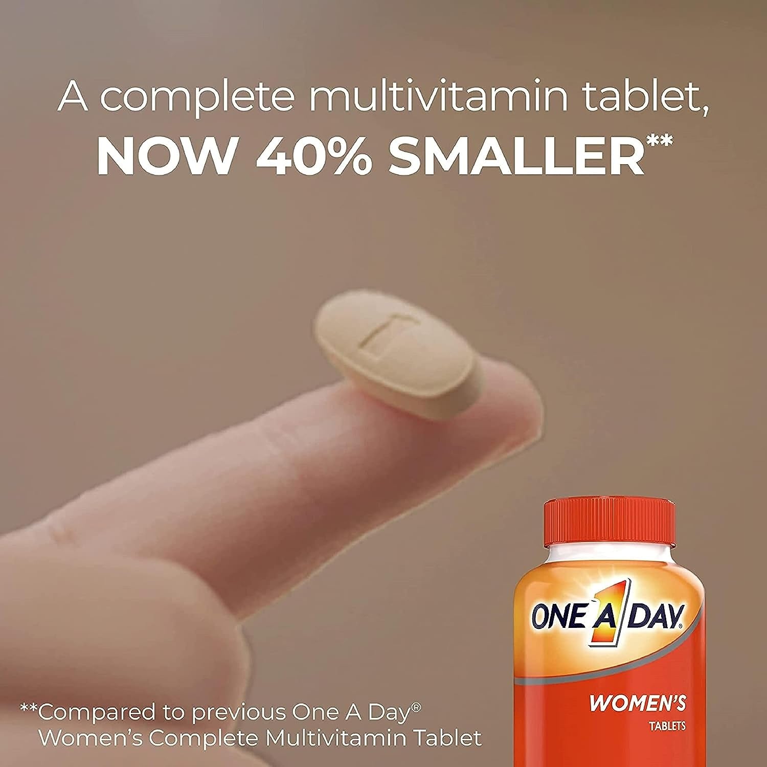 Womens Complete Daily Multivitamin with Vitamin A, B , C, D, and E, Calcium and Magnesium, Immune Health Support, 200 Count