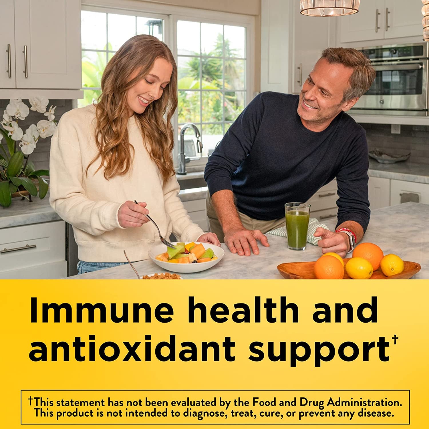 Super C with Vitamin D3 and Zinc, Dietary Supplement for Immune Support, 60 Tablets, 60 Day Supply
