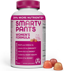 Women'S Multivitamin Gummies: Omega 3 Fish Oil (EPA/DHA), Methylfolate, Coq10, Vitamin D3, C, Vitamin B12, B6, Vitamin A, K & Zinc, Gluten Free, 180 Count (30 Day Supply)