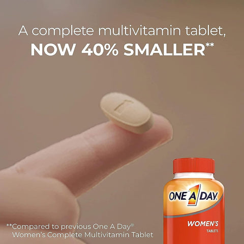 Womens Complete Daily Multivitamin with Vitamin A, B , C, D, and E, Calcium and Magnesium, Immune Health Support, 200 Count