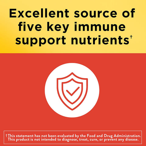 Super C with Vitamin D3 and Zinc, Dietary Supplement for Immune Support, 60 Tablets, 60 Day Supply