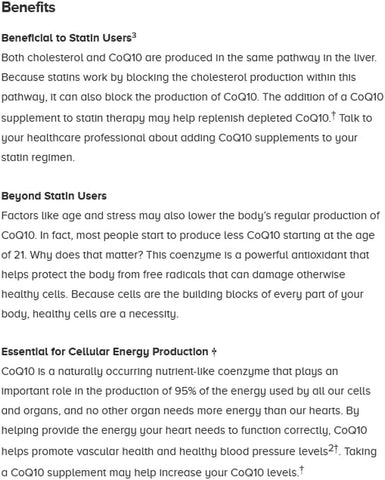 Coq10 100Mg Softgels, Ultra Coq10 100Mg, 3X Better Absorption, Antioxidant for Heart Health & Energy Production, Coenzyme Q10 Vitamins and Supplements, 4 Month Supply, 120 Count